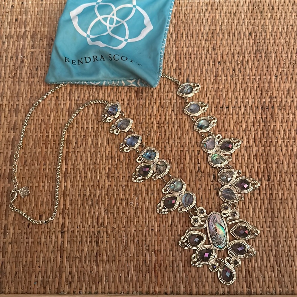 Kendra Scott iridescent Tedi Necklace
